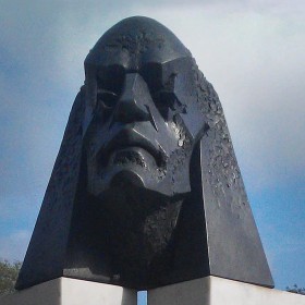 Laibach? (“Immaginario ritratto di un genio” by Franco Repetto, San Biagio, Genoa, Italy)