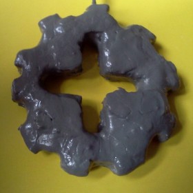 Laibach Christmas ornament, made from bread and latex paint