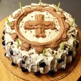 Birthday Cake with LAIBACH-logo