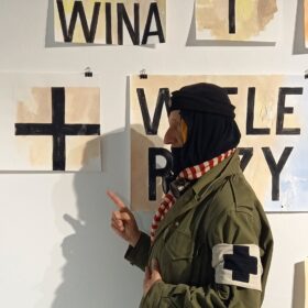 Nickyphor against the background of the work of Jadwiga Sawicka ;